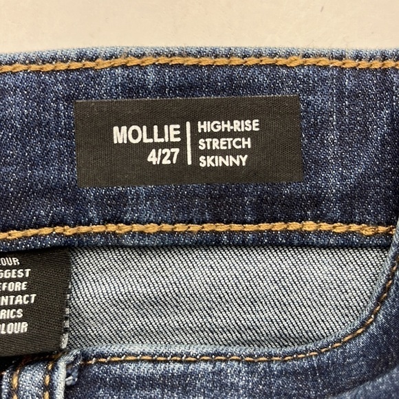 Buffalo David Britton Mollie High Rise Stretch Skinny Size 4/27 - Picture 9 of 16
